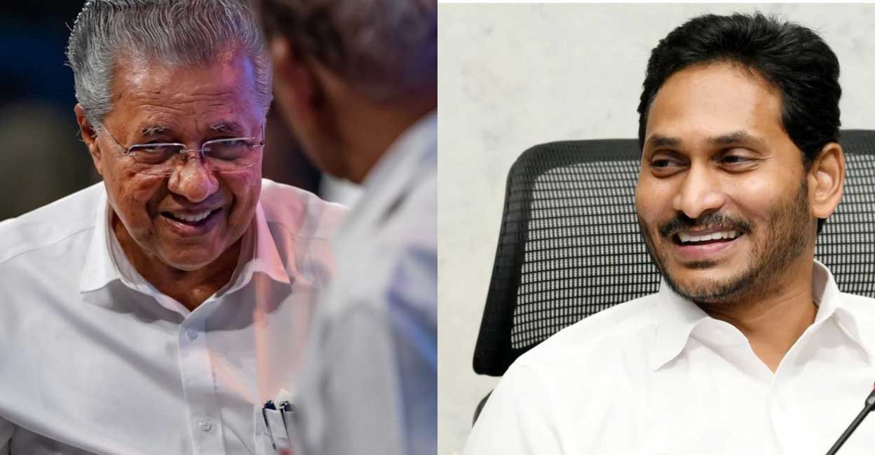 The top chief minister in terms of assets is Andhra Pradesh's Jagan Mohan Reddy (over Rs 510 crore). Photo: Instagram/Jagan Mohan Reddy/Pinarayi Vijayan