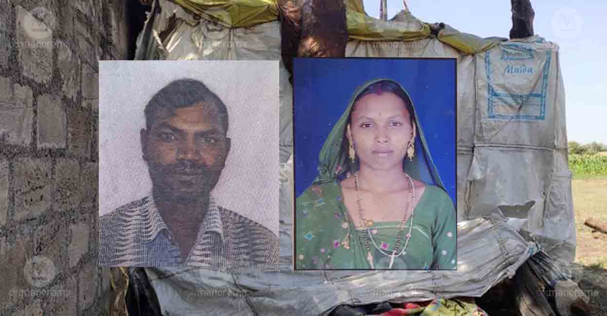 guillotine Hemu Makwana and his wife Hansa Makwana (35) used an improvised guillotine-like device to behead themselves. Photo: Special arrangement