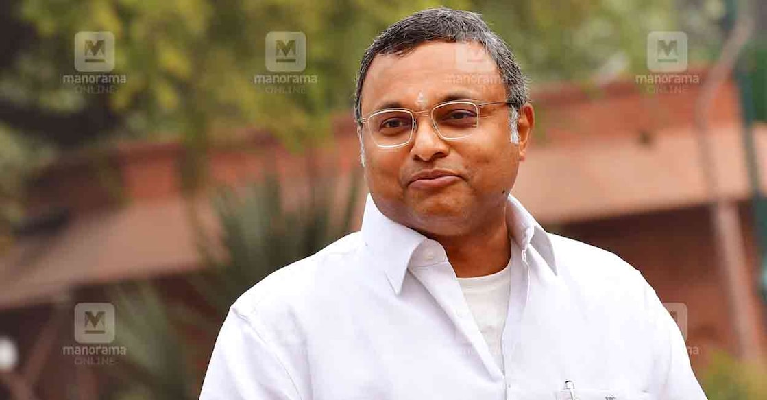 Karti Chidambaram. Photo: Manorama/File
