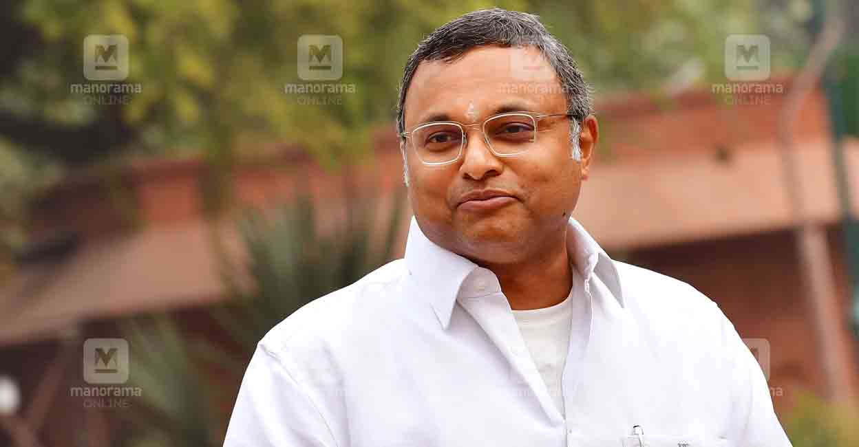 Karti Chidambaram. Photo: Manorama/File