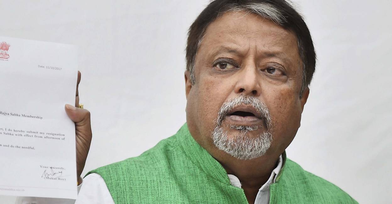 Mukul Roy Mukul Roy. Photo: PTI