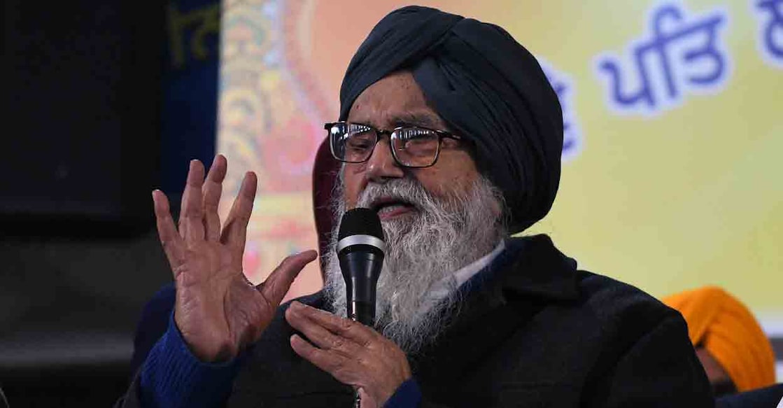 Parkash Singh Badal. Photo: AFP