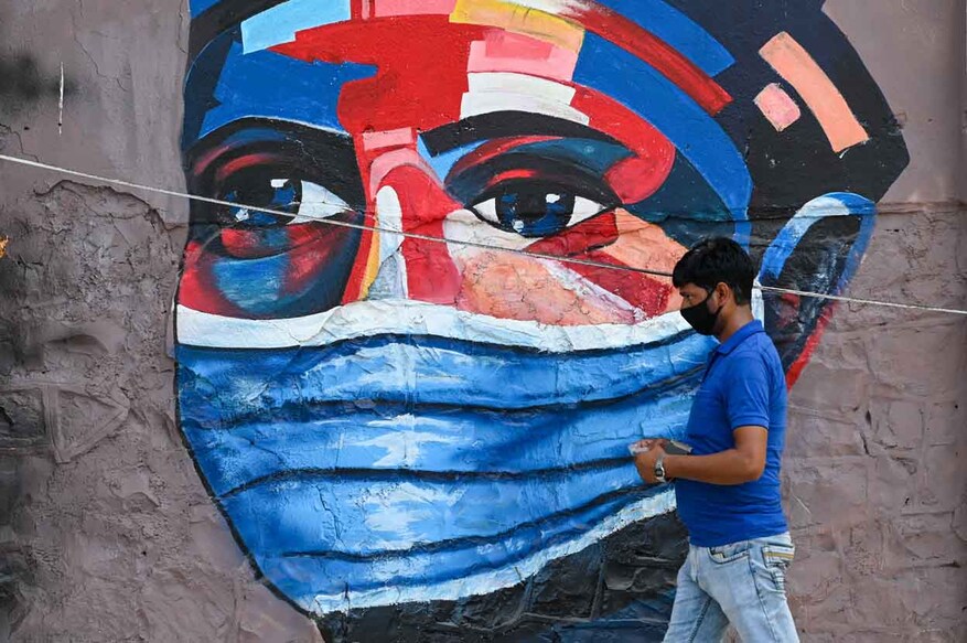 INDIA-HEALTH-VIRUS Photo: Punit Paranjpe/AFP