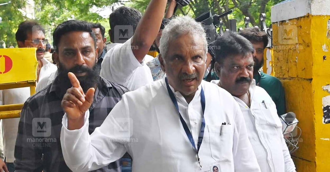 Former minister and Congress candidate K J George, a Malayali, wins from Sarvagnanagar seat. Photo: Vishnu V Nair