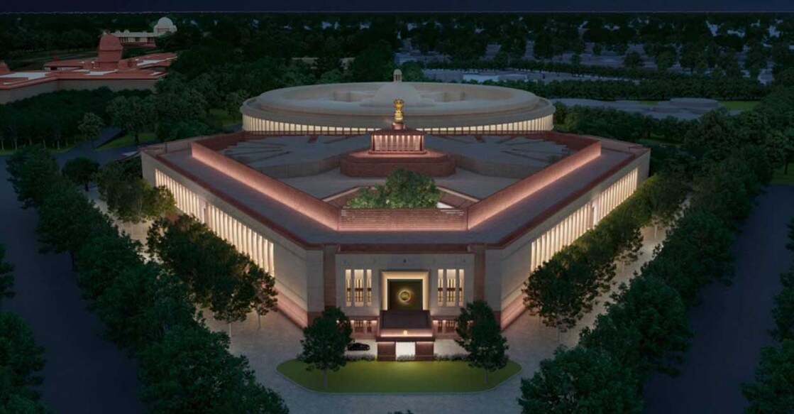 Design of new parliament building. Photo: Website/centralvista.gov.in