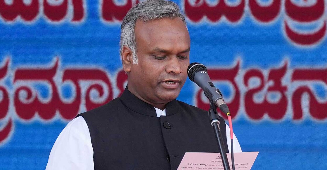 Priyank Kharge. Photo: PTI