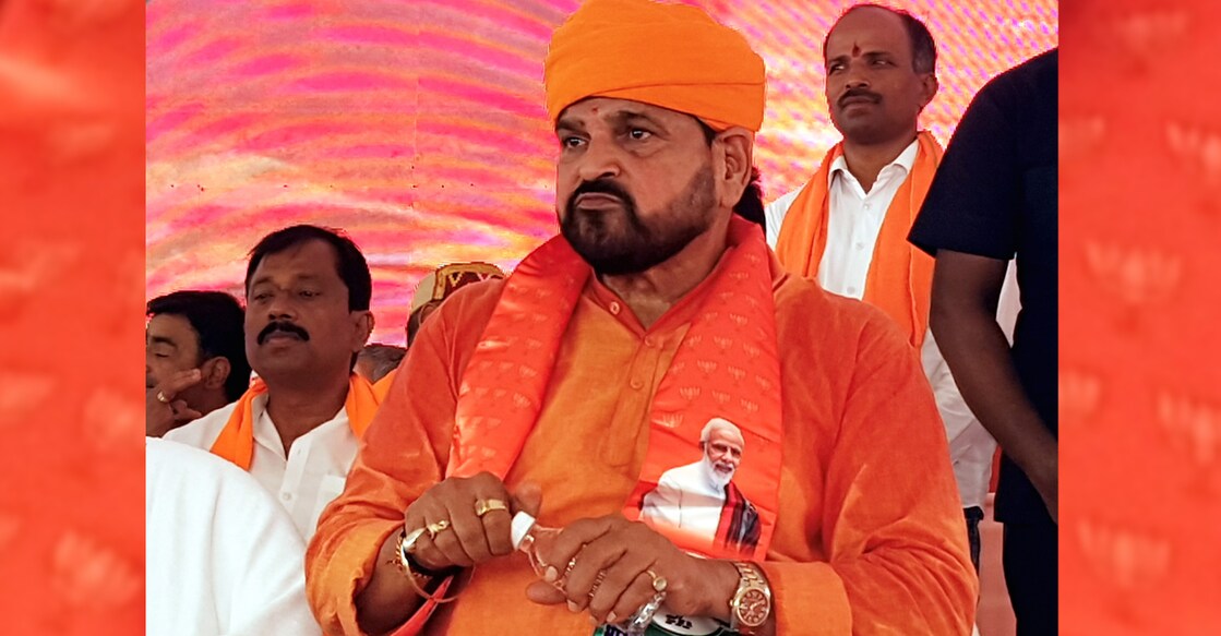 brij-bhushan-bjp BJP MP Brij Bhushan Sharan Singh at a programme marking the completion of 9 years of BJP-led central government in Gonda on Sunday. Photo: PTI