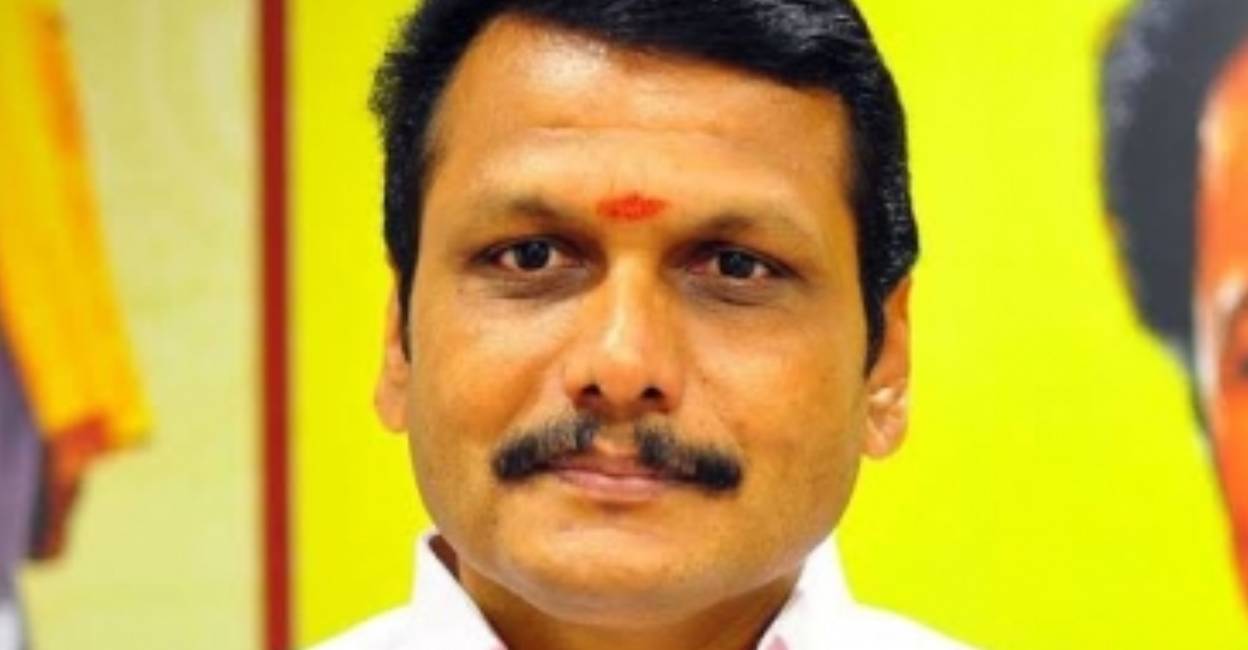 Senthil Balaji The ED had launched searches at locations linked to Balaji at Chennai, Karur and Erode, on Tuesday as part of the probe into an alleged cash-for jobs scam. Photo: IANS