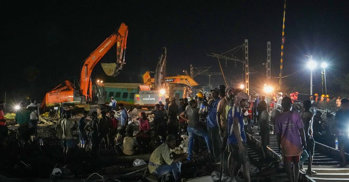 odisha train accident A search and rescue operation conducted after the triple train mishap that claimed at least 288 people and left over 900 injured, in Balasore district, Odisha. Photo: PTI