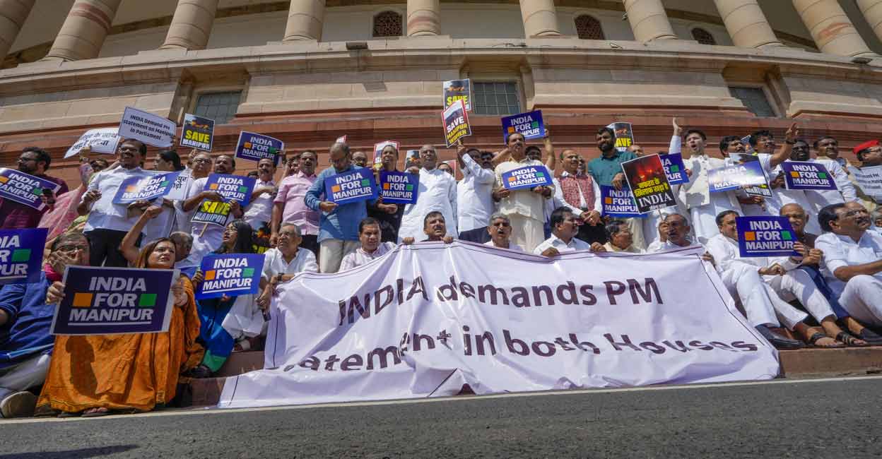 Speaker admits no-confidence motion against govt in Lok Sabha | India ...