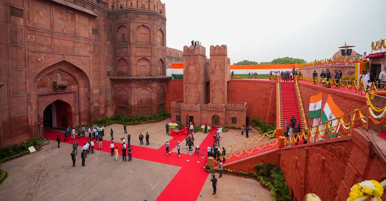  Red Fort. Photo: PTI