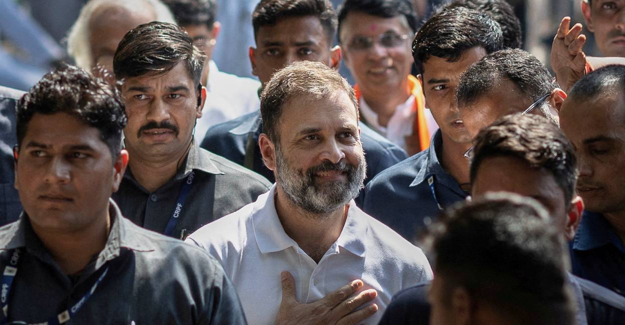 The Supreme Court on Friday stayed the conviction of Gandhi in the defamation case over his Modi surname remark. Photo: Reuters
