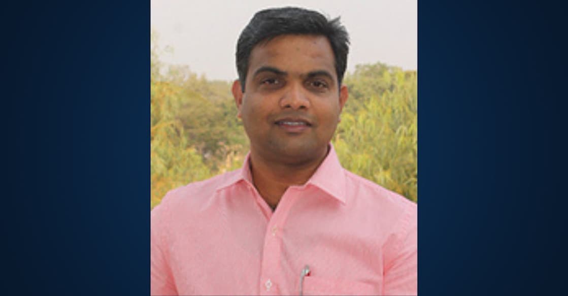 Akkattu T Biju of the IISc Bengaluru won the prize for his contribution to the field of chemical sciences. Photo: IISC