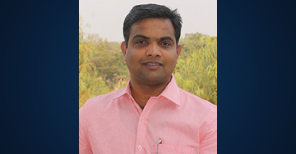 Akkattu T Biju of the IISc Bengaluru won the prize for his contribution to the field of chemical sciences. Photo: IISC