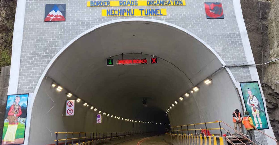 Border Roads Organisation With the inauguration of 90 projects on September 12, a record 295 infrastructure projects of the BRO have been dedicated to the nation since 2021. Photo: Twitter / @BROindia