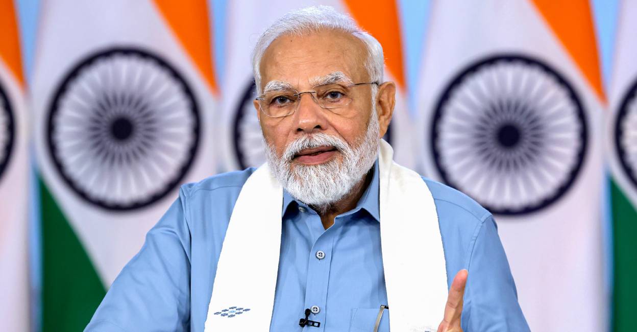 Modi Narendra Modi. Photo: PTI