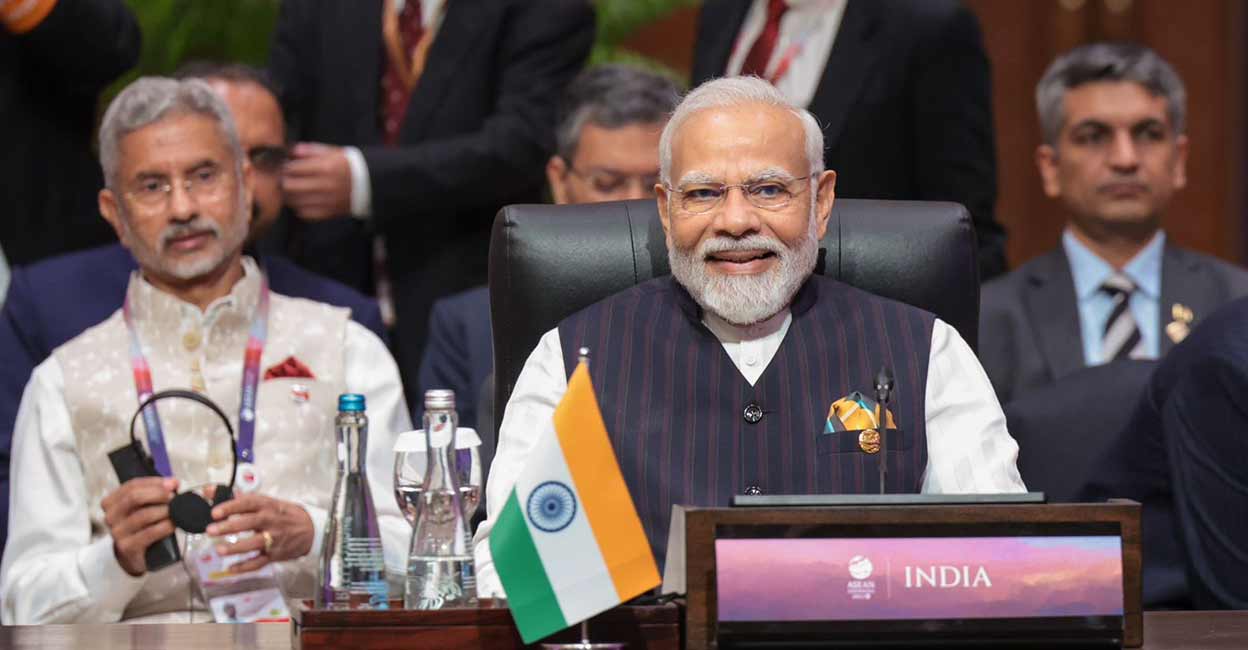 East Asia Summit PM Narendra Modi reiterated the importance of East Asia Summit mechanism and reaffirmed India’s support to further strengthen it. Photo: Twitter / @narendramodi