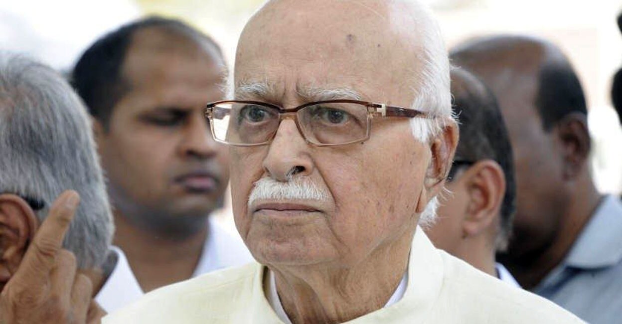 L K Advani. File photo: PTI