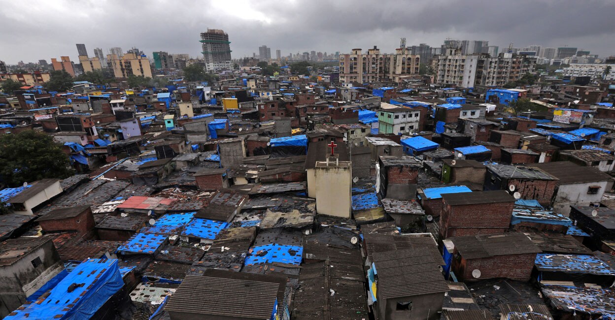 A general view of Dharavi, one of Asia's largest slums, in Mumbai. Photo: Reuters