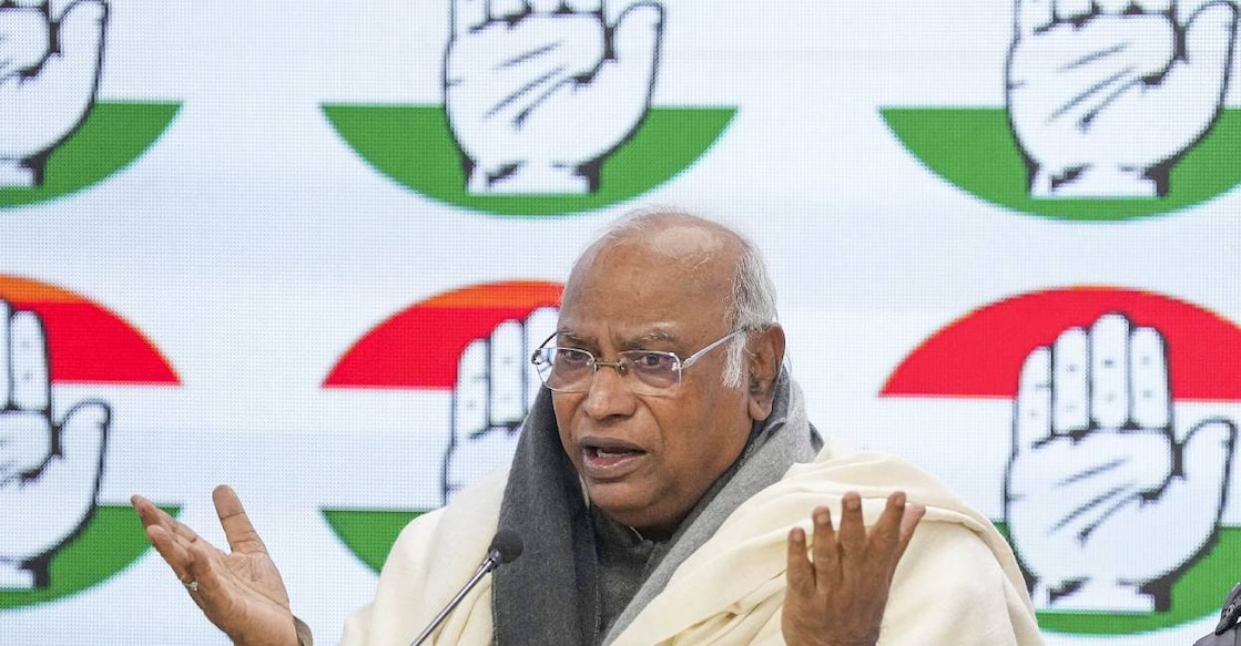 AICC president Mallikarjun Kharge. Photo: PTI