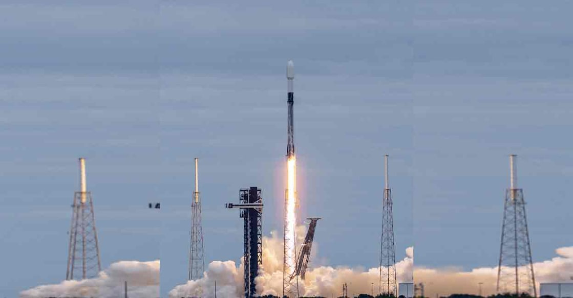 space-x-falcon9 Space X Falcon 9 rocket. Photo: Twitter/Space X