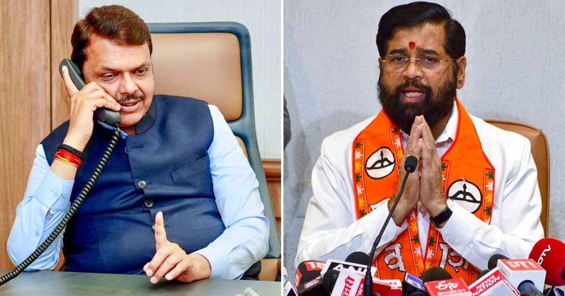 Devendra Fadnavis (left) Eknath Shinde. File photo: PTI