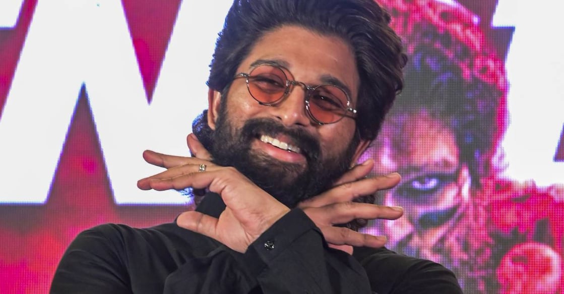 Allu Arjun during Pushpa 2 promotions. File Photo: PTI