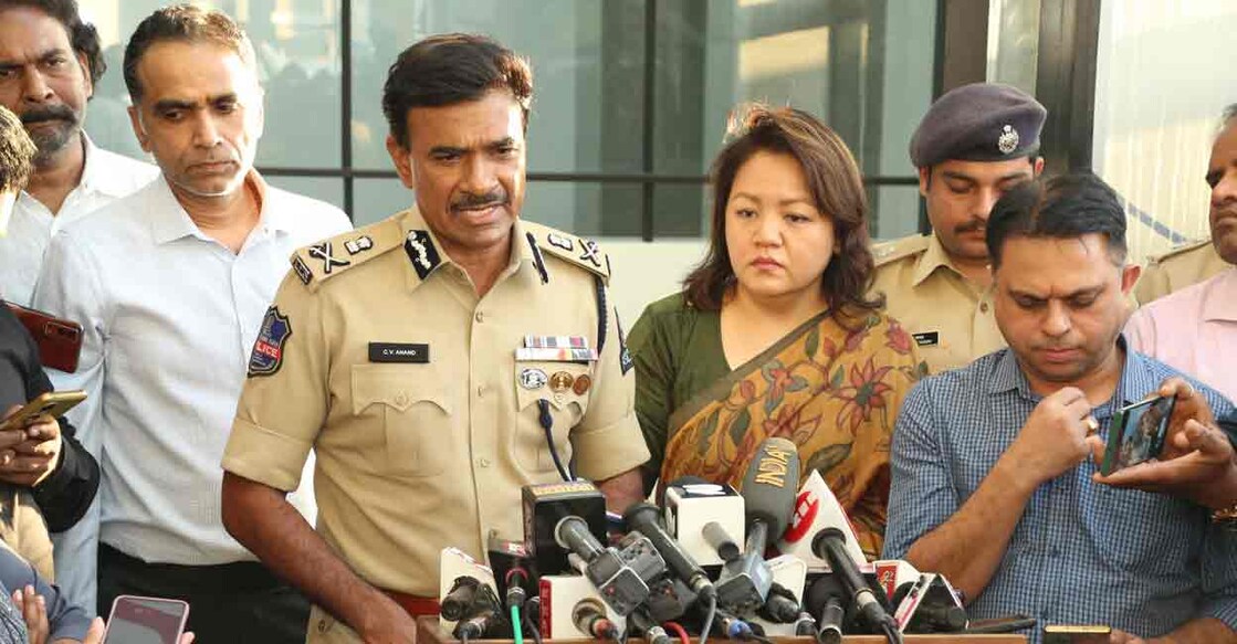 Hyderabad City Police Commissioner CV Anand and Telangana Government Health Secretary Dr Christina visited KIMS Hospital on behalf of the state government to check on the boy, Sri Tej. Photo: IANS
