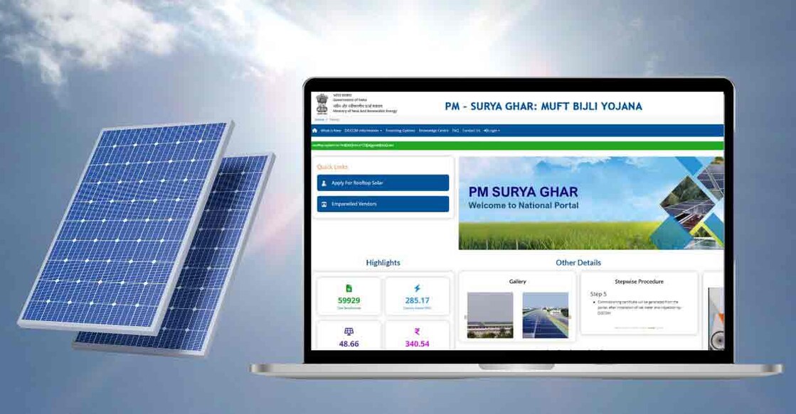 Prime Minister Narendra Modi launches  'PM Surya Ghar: Muft Bijli Yojana'. Photo: Screengrab/Website - PM Surya Ghar