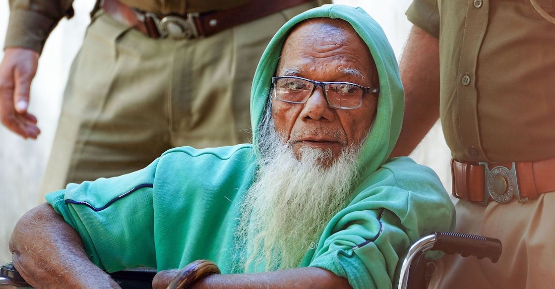 Abdul Karim Tunda, after he was acquitted by a TADA court in the 1993 serial bomb blasts case, in Ajmer, Thursday, February 29, 2024. Photo: PTI