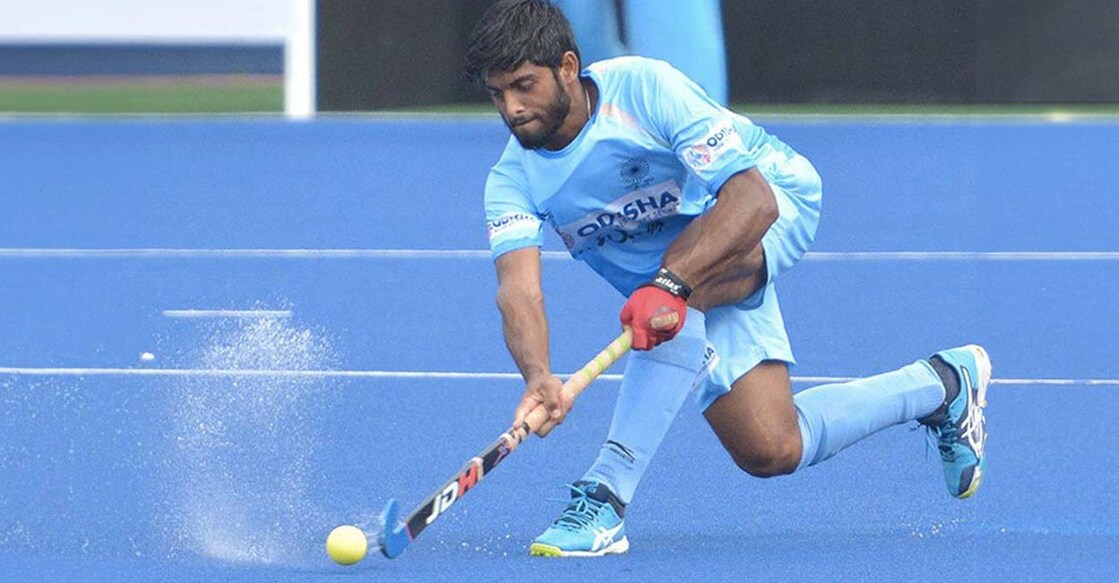 Varun, who was awarded the Arjuna in 2021, was recently promoted as a DSP in Punjab Police. File photo: X@TheHockeyIndia