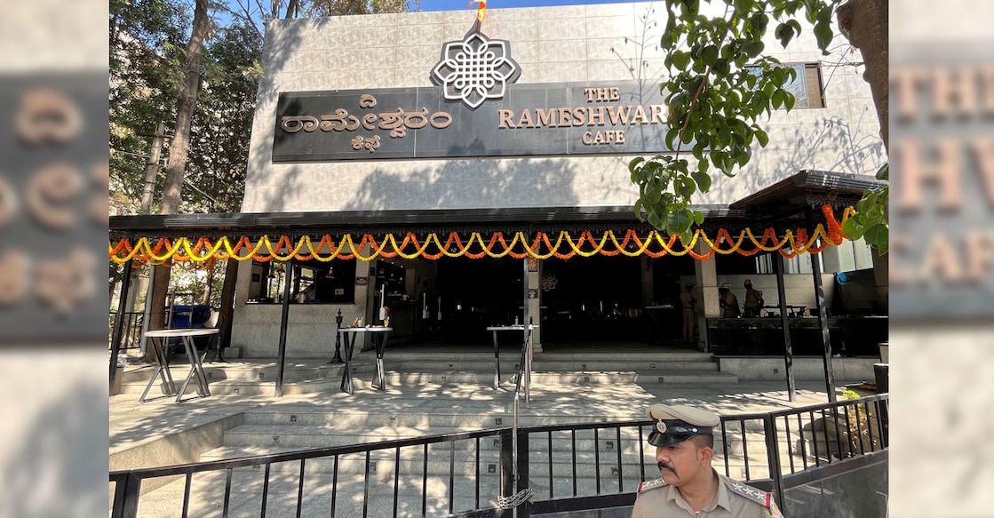 Rameshwaram Cafe in technology hub of Bengaluru where the blast took place on Friday. Photo: Reuters/Chris Thomas