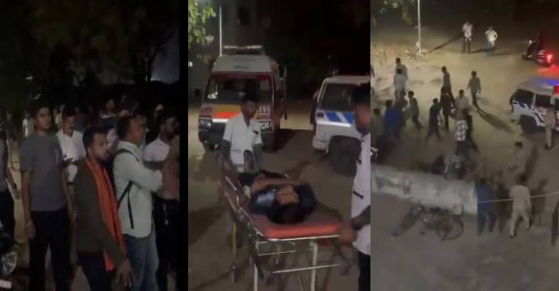 gujarat-uty-altercation-ls Two students one from Sri Lanka and another from Tajikistan were hospitalised after the incident which took place at the A-block hostel on Saturday night. Screengrab: South Asian Files/ X.
