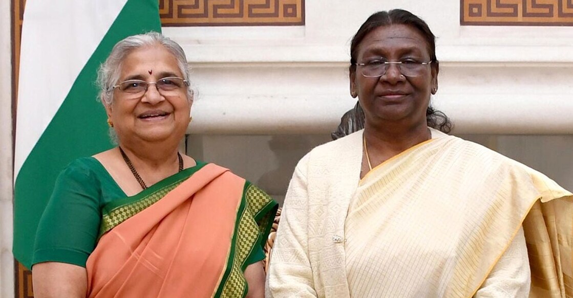 Murty, wife of Infosys co-founder N R Narayana Murthy, is also the chairperson of the Murty Trust and has authored several books. Photo: File/IANS.