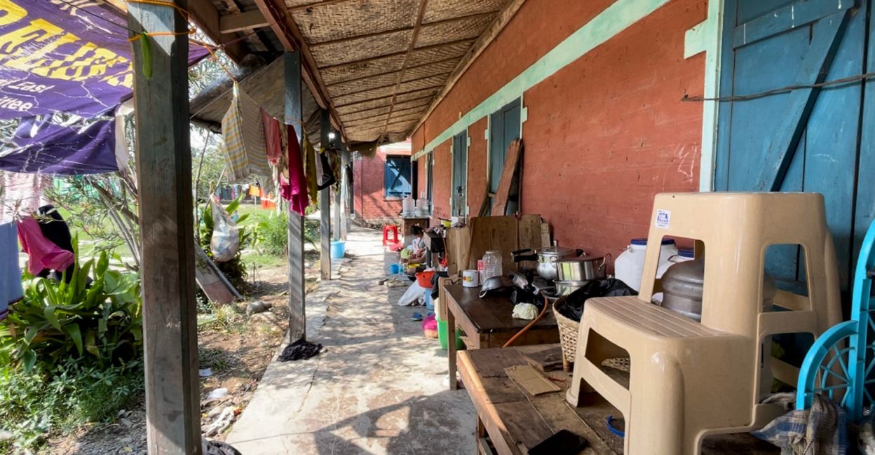 manipur-election-1 A relief camp for displaced persons in violence-hit Manipur. Photo: PTI