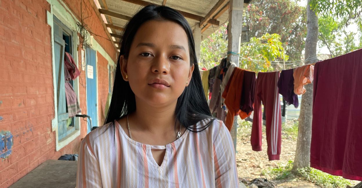 manipur-election-2 Dima, a first-time voter living in a relief camp, in Imphal, Manipur. Photo: PTI