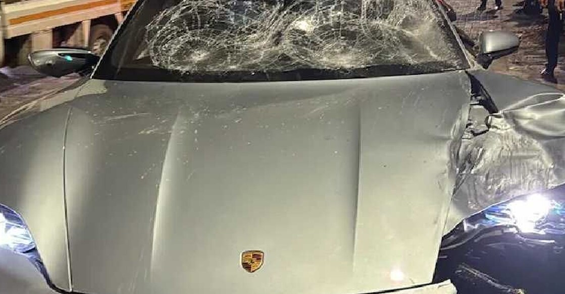 pune_car_crash Image of the Porsche car involved accident. Photo: Special arrangement