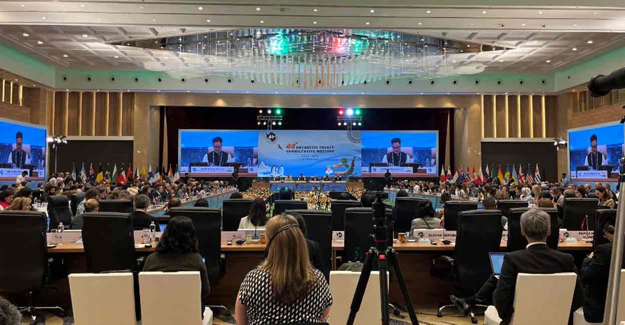 46th Antarctic Treaty Consultative Meeting  in Kochi. Photo: X/@AntarcticTreaty