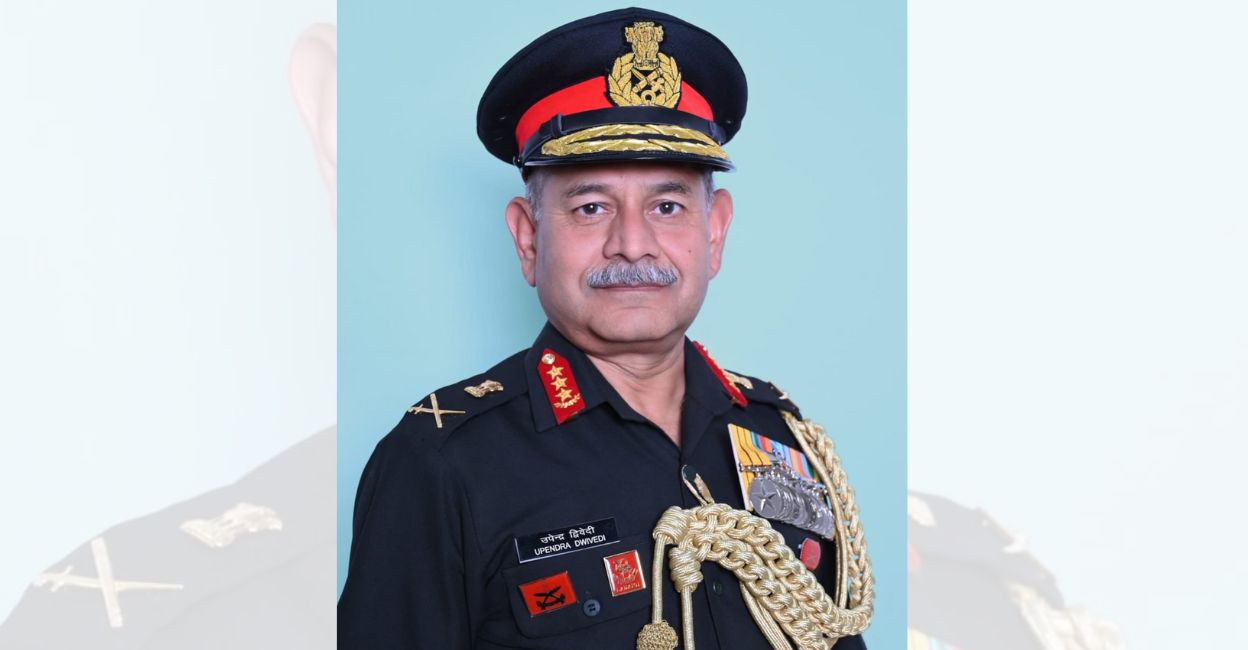 Lt Gen Upendra Dwivedi. Photo: X/@SpokespersonMoD
