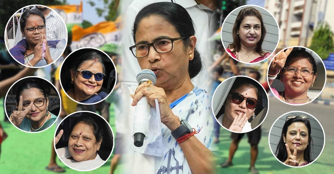 tmc-women-brigade The list of candidates in the TMC camp swells with names of women just because they are the personal choices of the TMC leadership. Photo: PTI