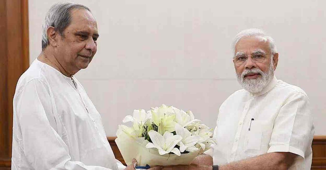 Odisha Chief Minister Naveen Patnaik with Prime Minister Narendra Modi. File photo: PTI