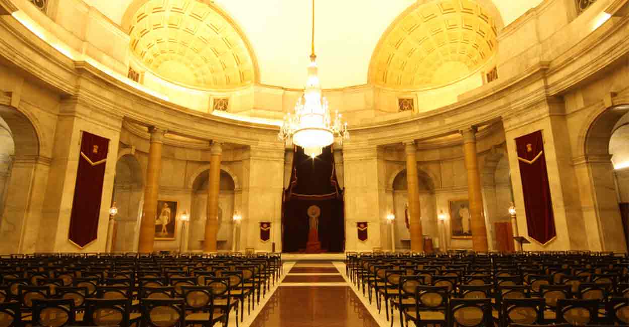 Durbar Hall at Rashtrapati Bhavan. Photo: Website/ https://www.rashtrapatibhavan.gov.in/