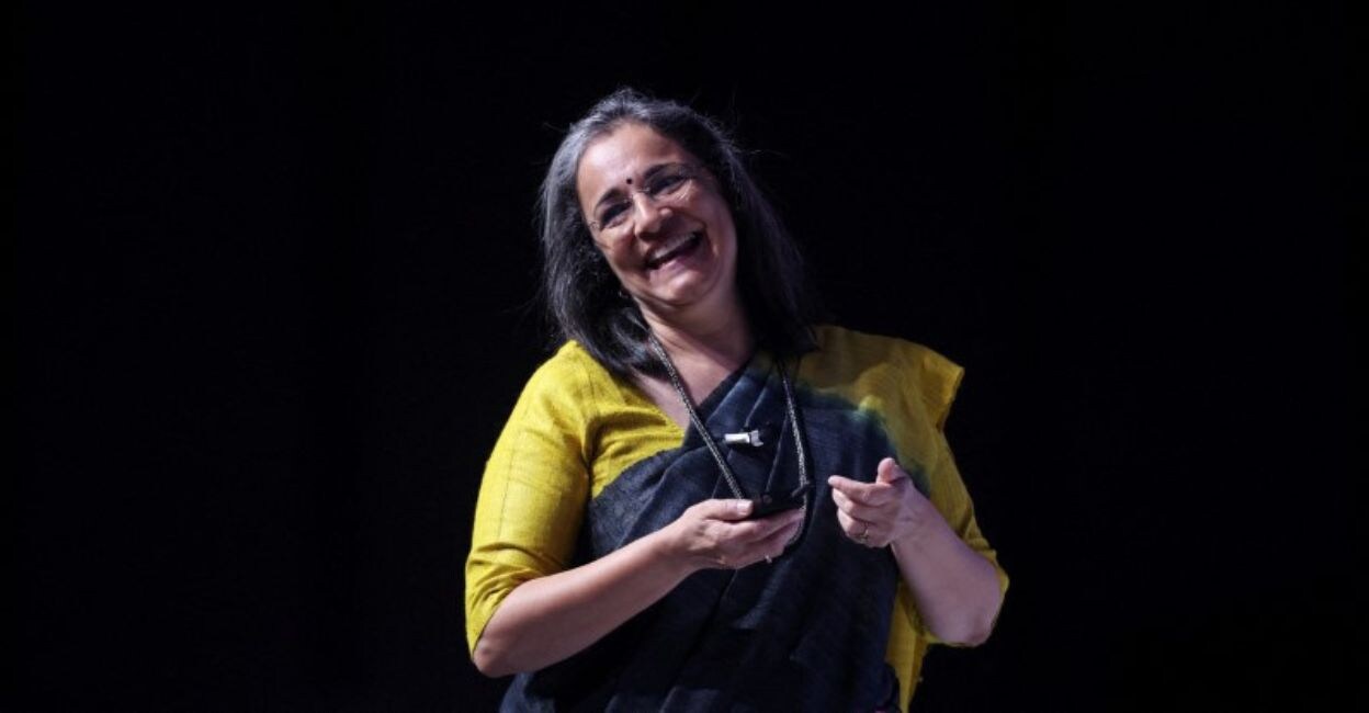 Madhabi Puri Buch, Chairperson of SEBI, speaks at the Global Fintech Fest in Mumbai, India, September 21, 2022. Photo: Reuters/Francis Mascarenhas