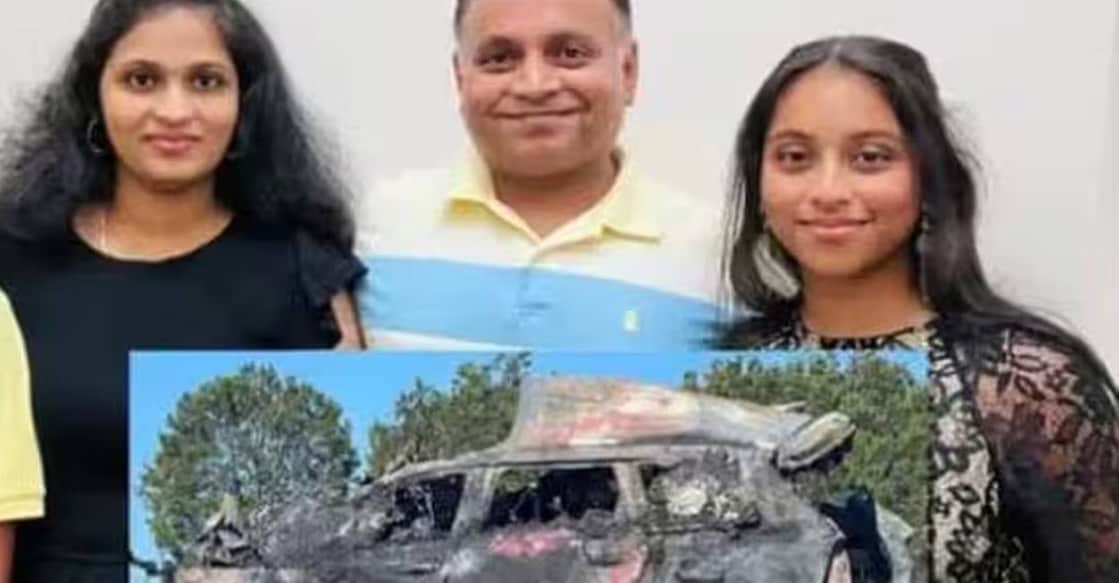 texas-car-crash-ls Arvind Mani (45), his wife Pradeepa Arvind (40) and their 17-year-old daughter Andril Arvind, who all were from Leander, were killed in the car crash on Wednesday near Lampasas County in Texas, the Austin American Statesman reported. Photo: X/@anil_am22.
