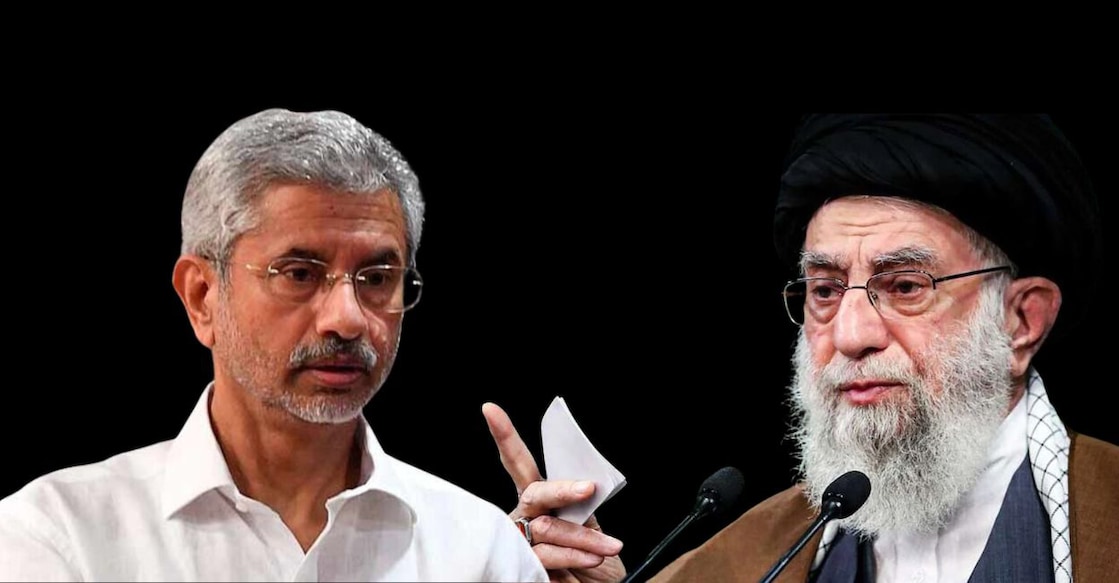S. Jaishankar - Minister of External Affairs of India, Ayatollah Ali Khamenei - Iran's supreme leader. Photo: Manorama
