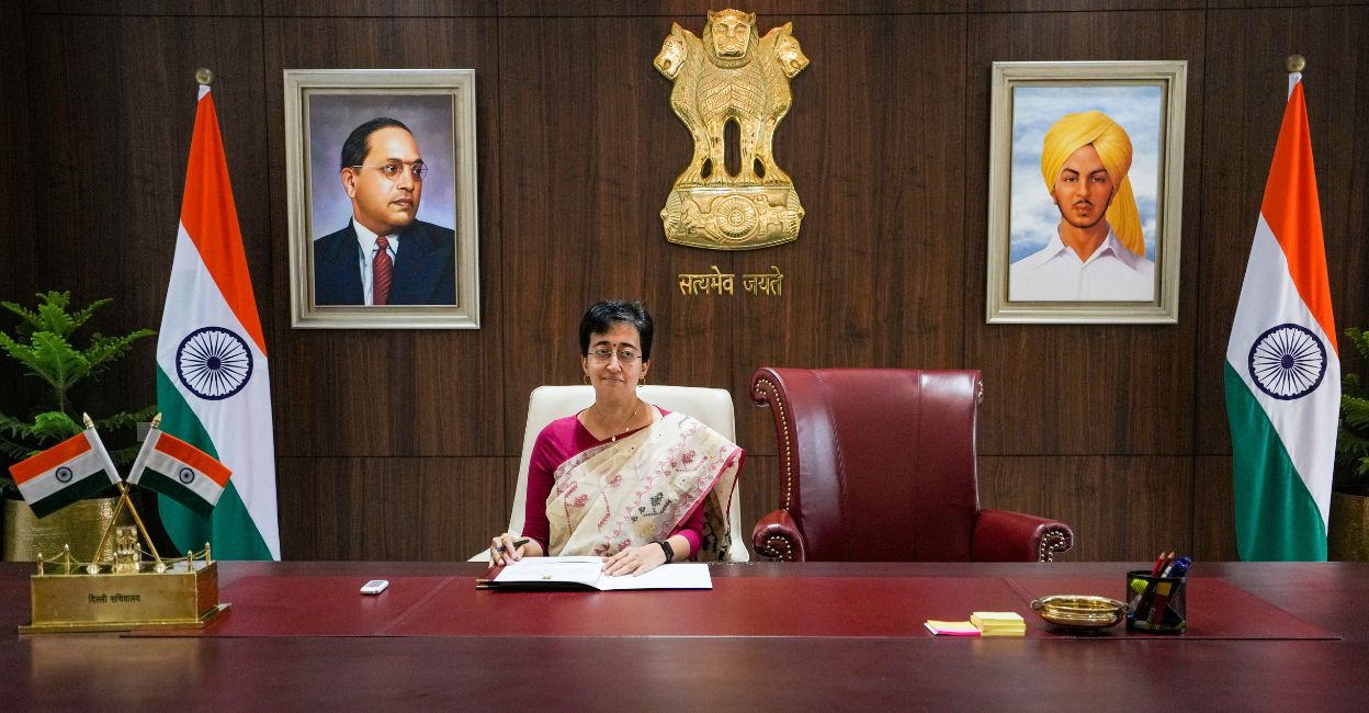 Atishi takes charge as Delhi CM, leaves Kejriwal’s chair unoccupied