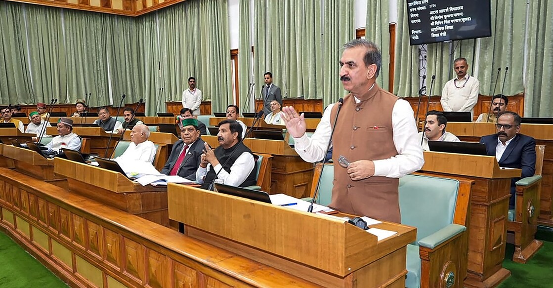 Himachal Pradesh Chief Minister Sukhvinder Singh Sukhu. Photo: PTI