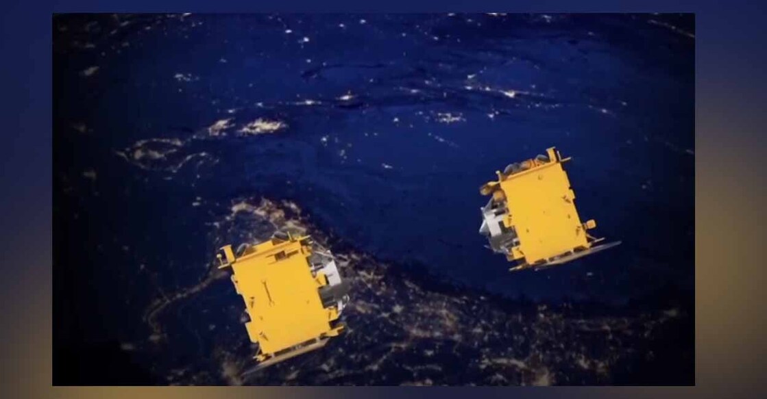 SpaDeX satellites holding position at 15m. Photo: @ISROSight/X