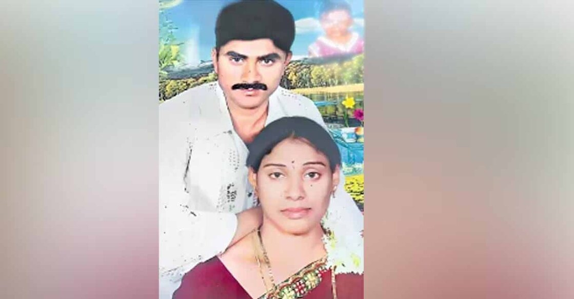 hyderabad murder Guru Murthy, Venkata Madhavi. Photo: Manorama