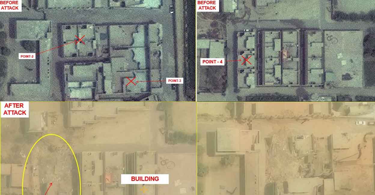 bahawalpur-terror-camp Bahawalpur terror camp before and after attack. Visuals released by Indian Army.